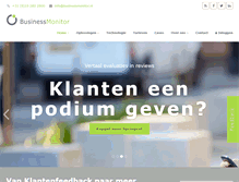 Tablet Screenshot of businessmonitor.nl